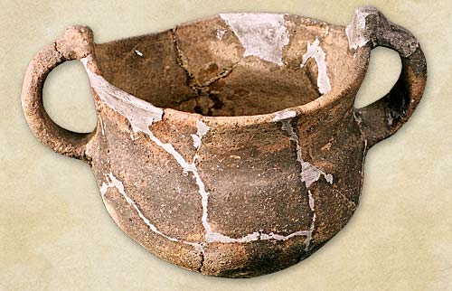 9.Vessel with handles, the Coslogeni culture - Bronze Age
