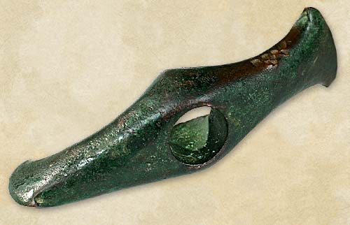 32.Copper axe, the Late Cucuteni-Tripolye culture  - Aeneolithic Age