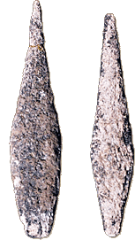 1.Spearheads made of mammoth ivory - Palaeolithic Age