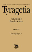 Tyragetia, serie nouă, vol. IV [XIX], nr. 1, Arheologie. Istorie Antică