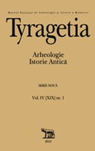 Tyragetia, serie nouă, vol. IV [XIX], nr. 1, Arheologie. Istorie Antică 