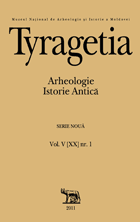 Tyragetia, serie nouă, vol. V [XX], nr. 1, Arheologie. Istorie Antică