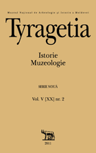 Tyragetia, serie nouă, vol. V [XX], nr. 2, Istorie. Muzeologie