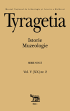 Tyragetia, serie nouă, vol. V [XX], nr. 2, Istorie. Muzeologie 