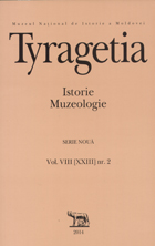 Tyragetia, serie nouă, vol. VIII [XXIII], nr. 2, Istorie. Muzeologie 