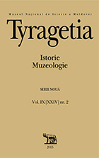 Tyragetia, serie nouă, vol. IX [XXIV], nr. 2, Istorie. Muzeologie